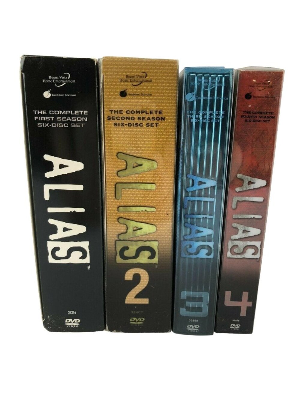 Alias Complete Series Set Seasons 1 2 3 4 DVD Lot Garner Adventure EUC